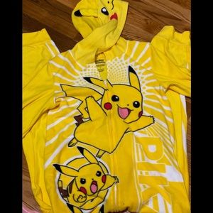 Pokémon zip up onesie with hood